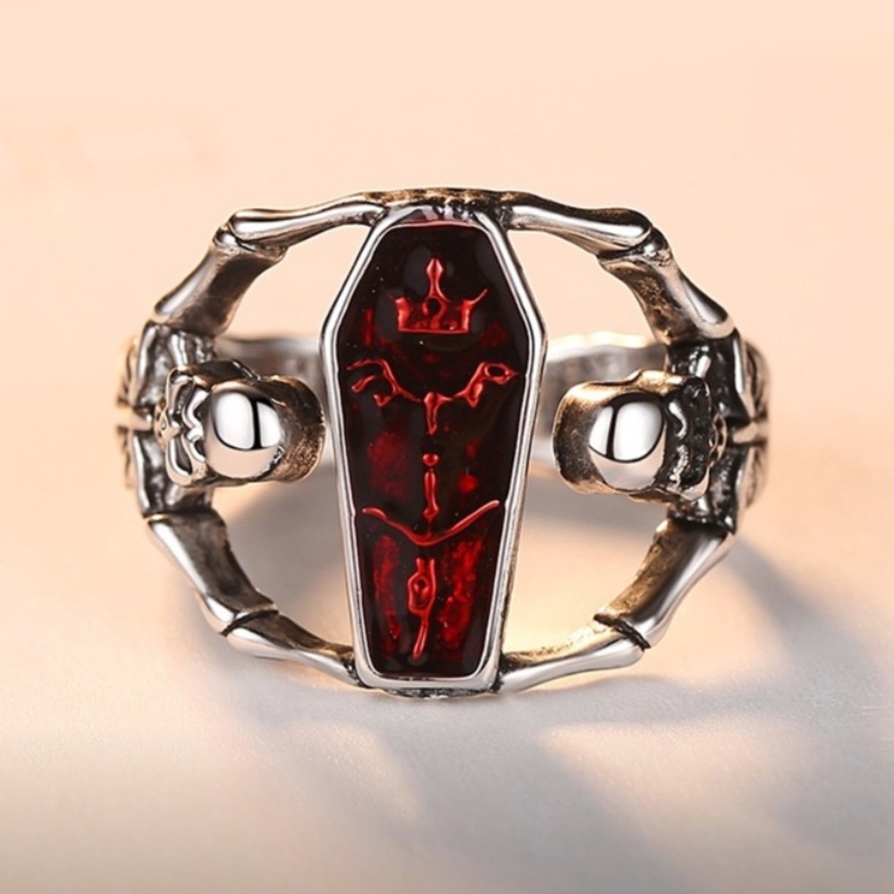 💀 Vampire skeleton ring 🧛‍♀️ - Picture 4 of 8